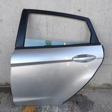 Sportello Portiera Porta Posteriore Sinistra Ford Fiesta MK6 2011 Grigio Chiaro