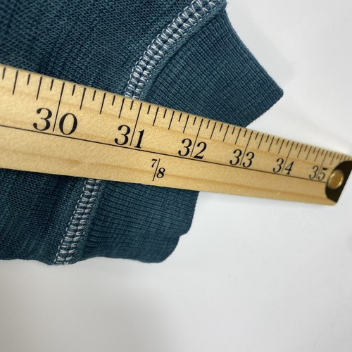 Nuevo Tommy Bahama Para Hombre Tobago Bay Media Cremallera Sudadera Talla M Medio Canal Azul - Imagen 8 de 9
