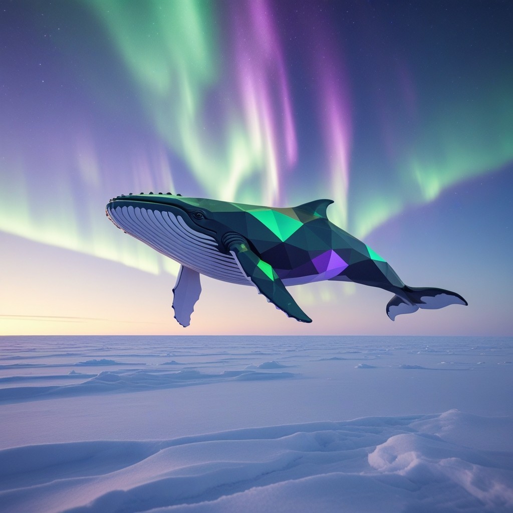 Nft Polygon Whale - Digital Art on Ethereum Network
