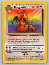 Dragonite 19/62 Rare Fossil Pokemon Unlimited Moderately Played on eBay