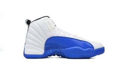  New Air Jordan 12 WHite Blue CT8013-140 Men s Sneaker Size 7-13