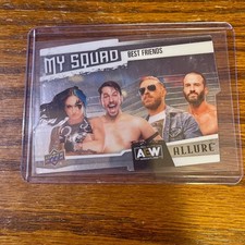 Best Friends 2022 AEW Upper Deck Allure MC-10 Orange Cassidy Kris Statlander 