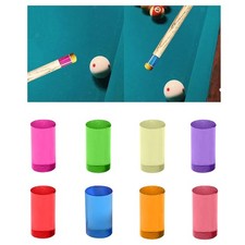 Pool Cue Ferrule, Easy Installation Professional Lightweight Acrylic Pool Tip