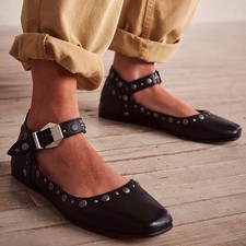 Free People Mystic Mary Jane Flats Sz 10