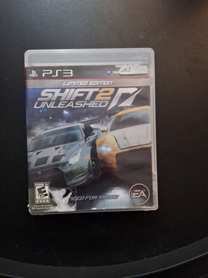 Shift 2: Unleashed Limited Edition (Sony PlayStation 3, PS3 2011) CIB W/ Manual