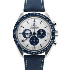NEW 2025 PAPERS Omega Speedmaster SILVER SNOOPY AWARD BLUE 310.32.42.50.02.001