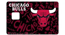 Chicago Bulls Basketball Credit Debit Card Sticker Skin Free Shipping 