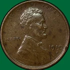1910-S Lincoln Wheat Cent Almost Uncirculated AU Coin #43254