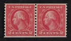 CKStamps: US Stamps Collection Scott#455 2c Washington Mint NH OG 24 1/2mm