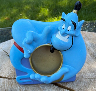 90s Disney Aladdin Genie Blue Ceramic 3D Photo Frame © DISNEY Picture Holder
