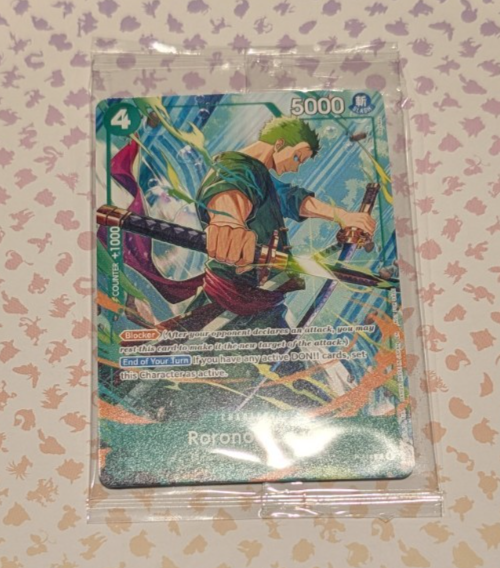 Roronoa Zoro P-114 C2E2 Exclusive Convention One Piece Promo Card