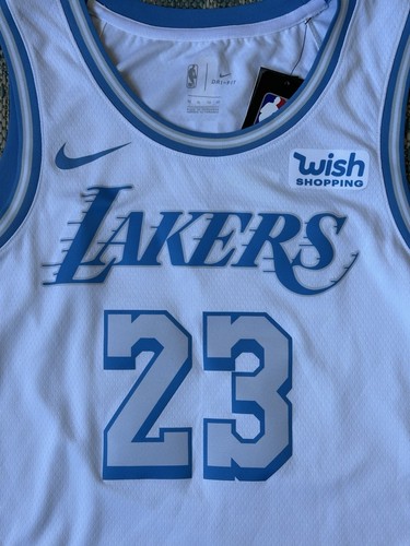 LeBron James Los Angeles Lakers Nike City Edition Swingman Jersey Men's 2020/21 - Picture 3 of 5