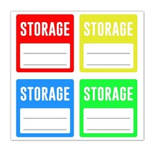 Storage Labels Stickers, Moving Labels for Moving Boxes Red,Yellow,Blue,Gree...
