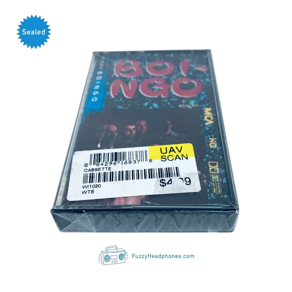 Oingo Boingo – Boi-Ngo Cassette Tape (1987) Danny Elfman, New Wave SEALED - Image 4 of 4