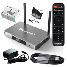 SuperBox S6 Ultra 4GB 128GB Android 12 Streaming Box NEW