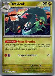 Drakloak 072/131 Prismatic Evolutions Master Ball Reverse Holo