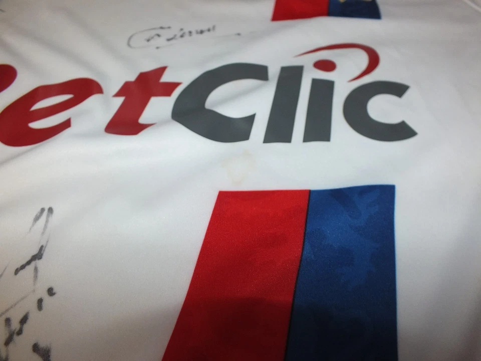 !! Maillot foot ancien vintage OL LYON Taille XL signé Envoi GRATUIT !! - Photo 3/4