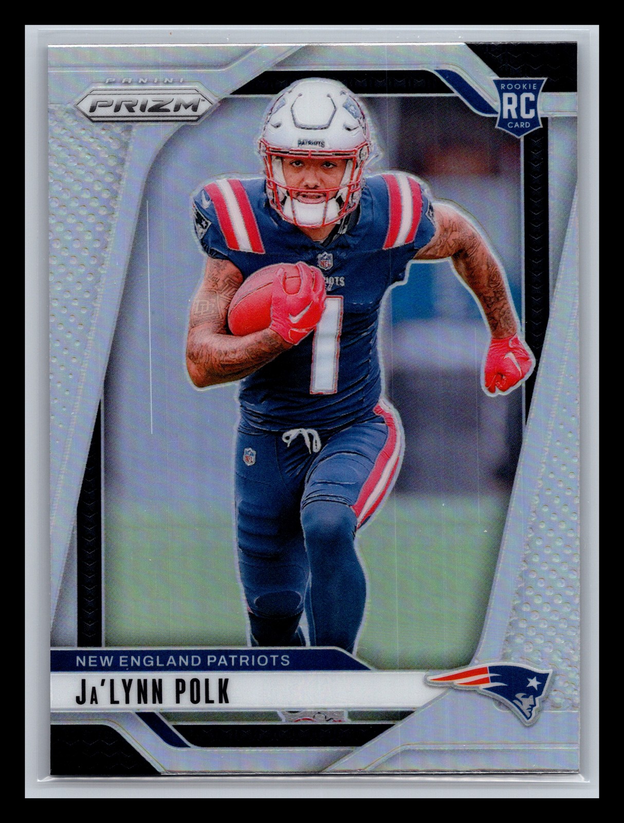 Ja'Lynn Polk Rookie New England Patriots 2024 Panini Prizm #339 Silver