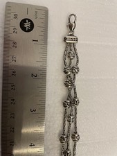 Brighton Reno Ciondolo Cuore Cristallo 3 Fili - Bracciale Reversibile