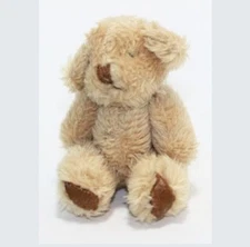 Dollhouse Miniature - Super Soft Brown Shaggy Teddy Bear