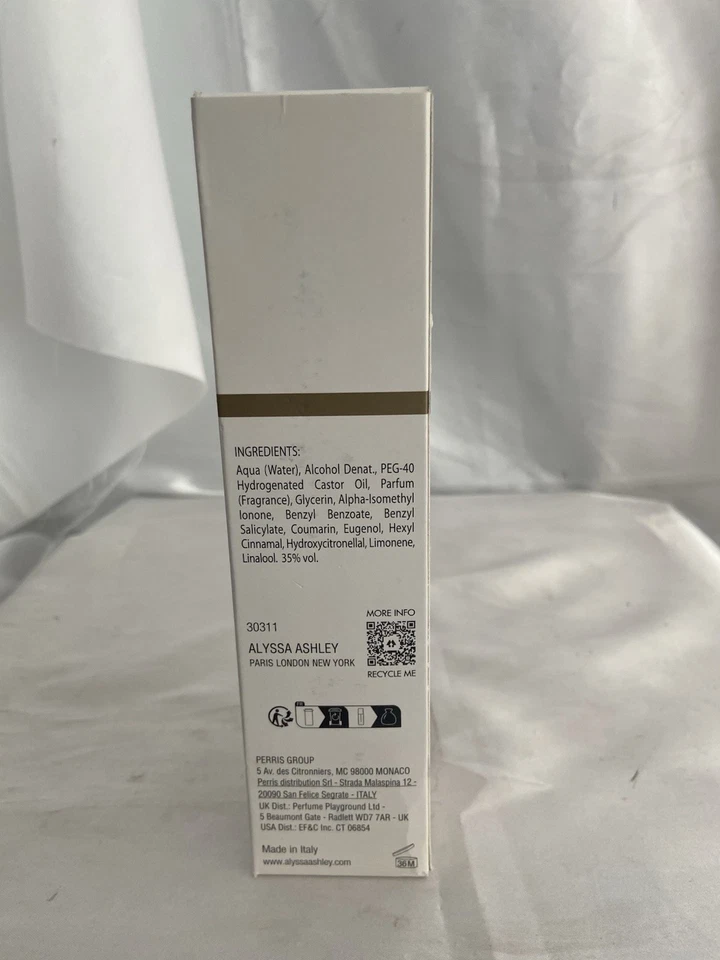 White Musk de Alyssa Ashley EAU Perfume Colonia Spray 3.4 OZ Nuevo  Foto 2 de 3