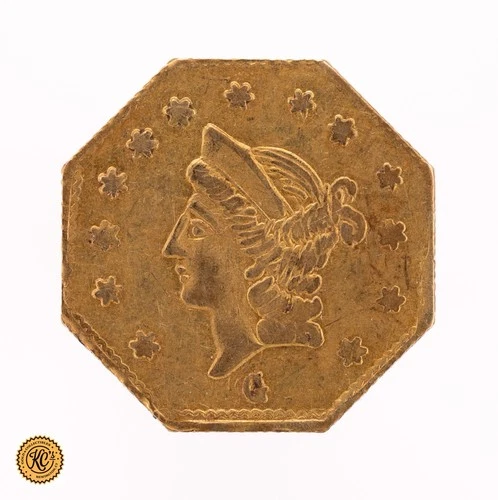 Photo of a 1864 California Fractional Gold from an eBay listing that sold on Jul 14, 2026