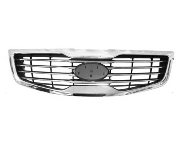 Gitter Grill Vorne Kia Sportage 2010-2014 VERCHROMT-SCHWARZ-image