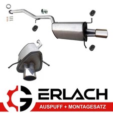 Endschalldämpfer für Mercedes C Klasse W203 S203 Auspuff 9095
