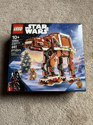 LEGO Star Wars Gingerbread AT-AT Walker 40806 NEW Sealed, In Hand Ready to Ship!