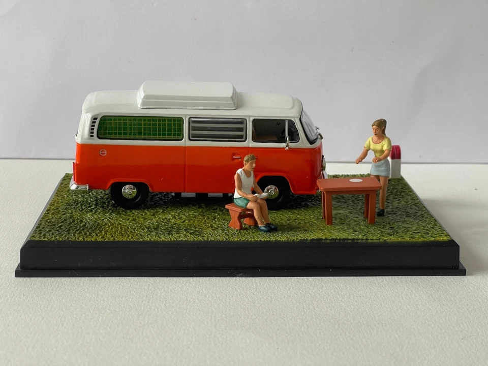 ALTAYA la route bleue 1/43 - Volkswagen Combi - le camping car - étape n°9 . - Photo 4/4