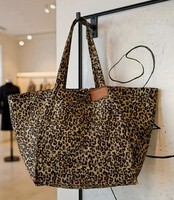 Extra Large Adjustable Leopard Print Tote Bag Shopping Shoulder UK SELLER