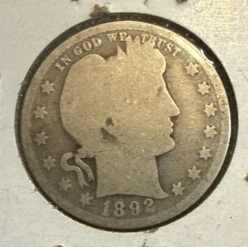 1892 Barber Quarter Good