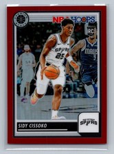 2023-24 Hoops Premium Stock Sidy Cissoko Red Prizm #/275 Rookie #143
