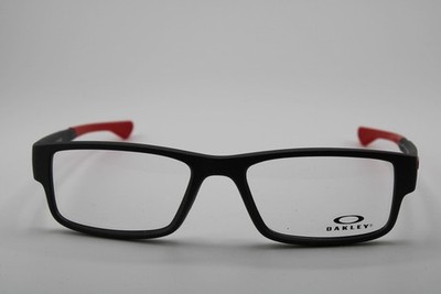 NEW OAKLEY OX8046-1657 AIRDROP SATIN STEEL LIGHT RED AUTHENTIC