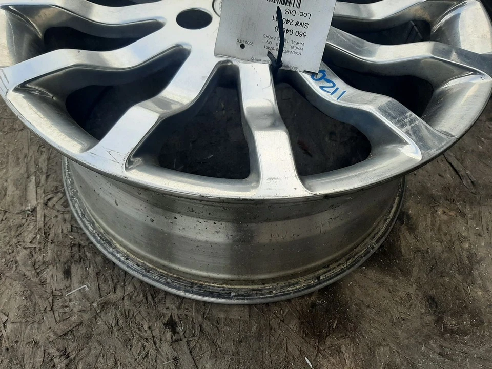 2005-2008 CADILLAC STS Wheel RIM 18x8 12 Spoke Polished 12 SPOKE OEM ID 17800206 - Image 2 of 4