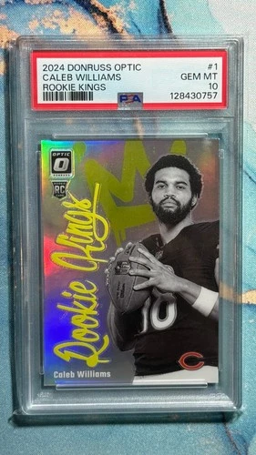 2024-25 Optic Donruss - Caleb Williams, Bears RC Rookie Kings SP PSA10