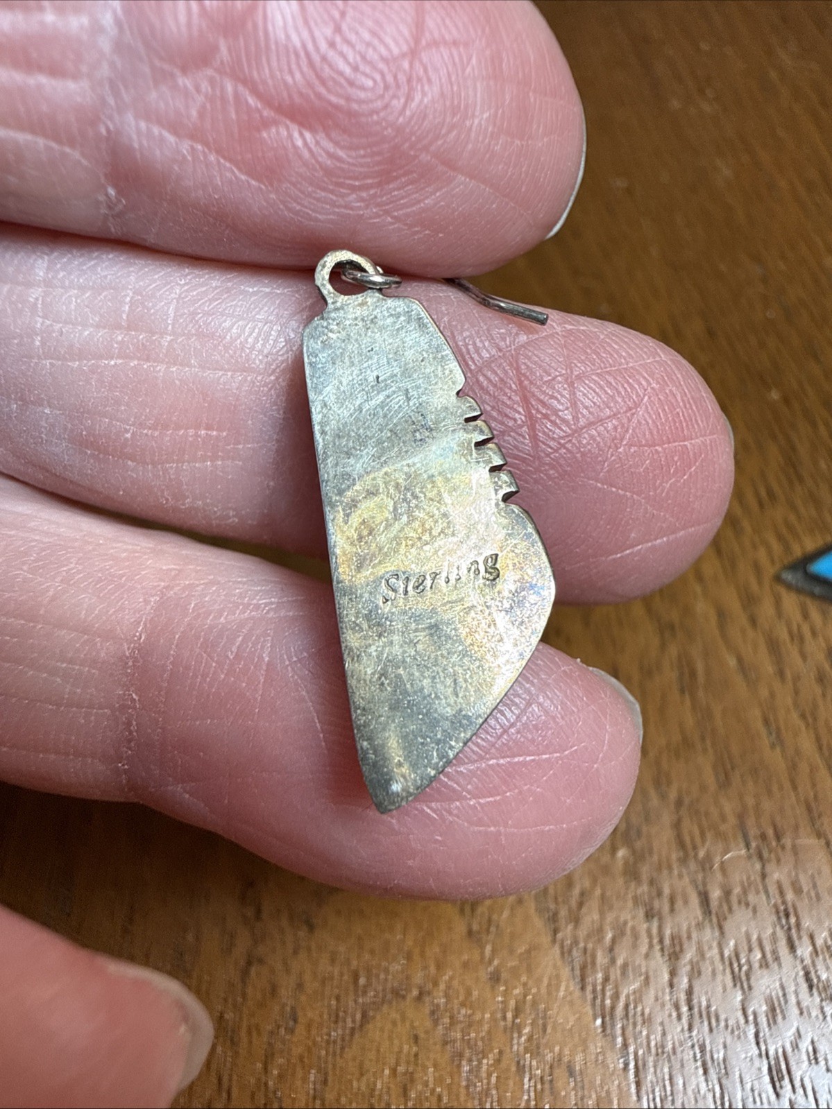 Native American Multi Gemstone Channel Inlay Ster… - image 7