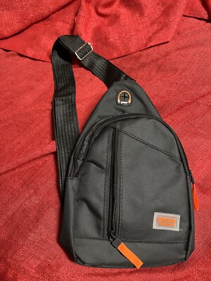 Black Waterproof Mini Backpack Purse Nylon Shoulder Rucksack