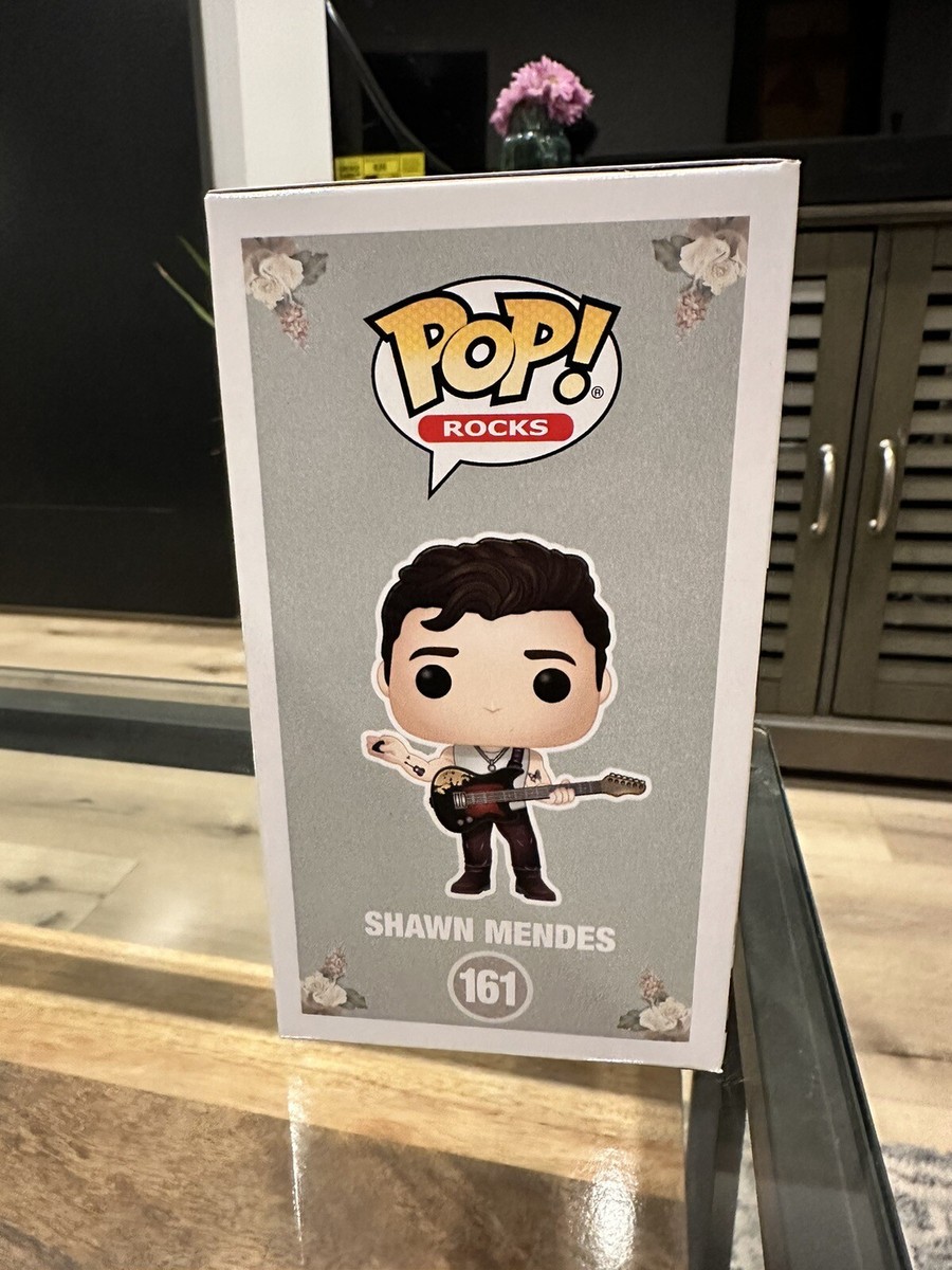 Funko Pop! Rocks Shawn Mendes #161 Vinyl Figure NEW w SOFT