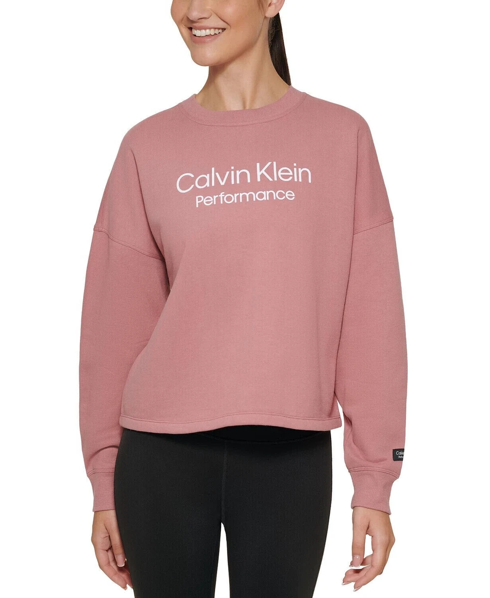 Pink calvin klein jumper hotsell womens