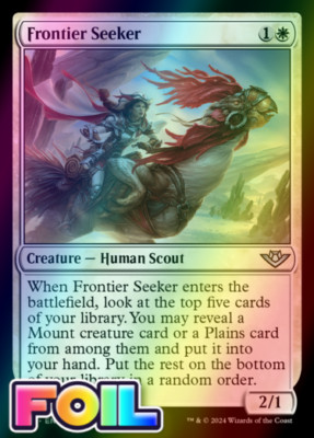 x1 Frontier Seeker OTJ MTG 13 FOIL UNCOMMON M/NM 1x