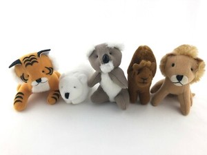 Lot of 5 Vtg 1994 McDonalds Plush National Wildlife Federation Happy Meal Toys | eBay