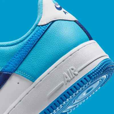 Nike Air Force 1 Low '07 LV8 Split Light UNC Blue Sneaker Nike Air Force 1 Low '07 LV8 Split Light UNC Blue Sneaker