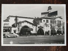 RPPC - Brown Derby Restaurant, Hollywood, CA - 1940s, Rough Edges RPPC - Brown Derby Restaurant, Hollywood, CA - 1940s, Rough Edges