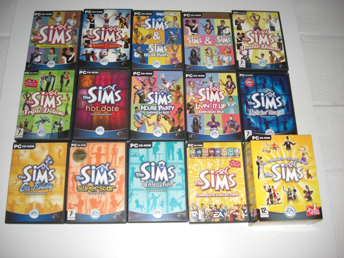 The Sims 1 / Expansion Pack Pc Sims1 Base game / Individual Add-On