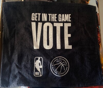 FANATICS FEST NYC NBA GET IN THE GAME VOTE Rally Towel Exclusive! NBPA   FFNYC