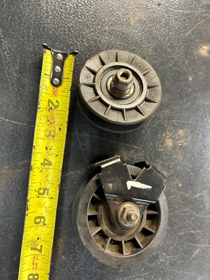 John Deere LT155 drive belt tensioner pulleys #AUC20617