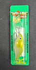 Pre-Rapala Luhr Jensen 1/2oz Hot Lips Vintage NIB Crankbait-Clear Green Silver