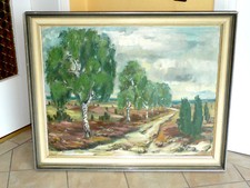 Werner Lüdtke (Uelzen) -  Sommerliche Heidelandschaft 