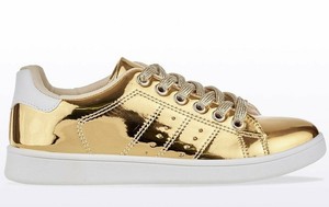 gold plimsolls